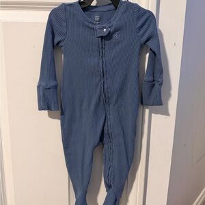 GAP Ribbed Blue Kids Footie